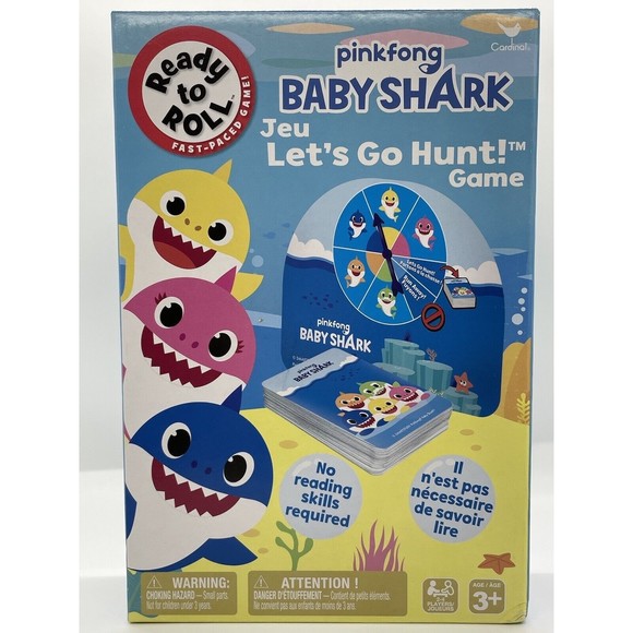 Pinkfong Toys Pinkfong Baby Shark Lets Go Hunt Card Game Baby Shark Song Ready To Roll New